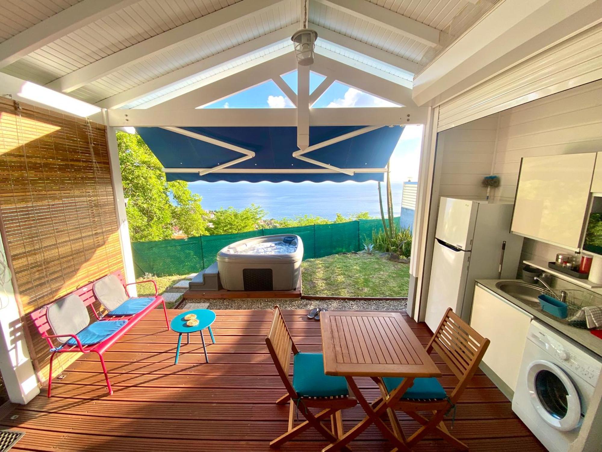 Bungalow Palbea Superieur Avec Spa Et Vue Mer Schoelcher Exterior photo